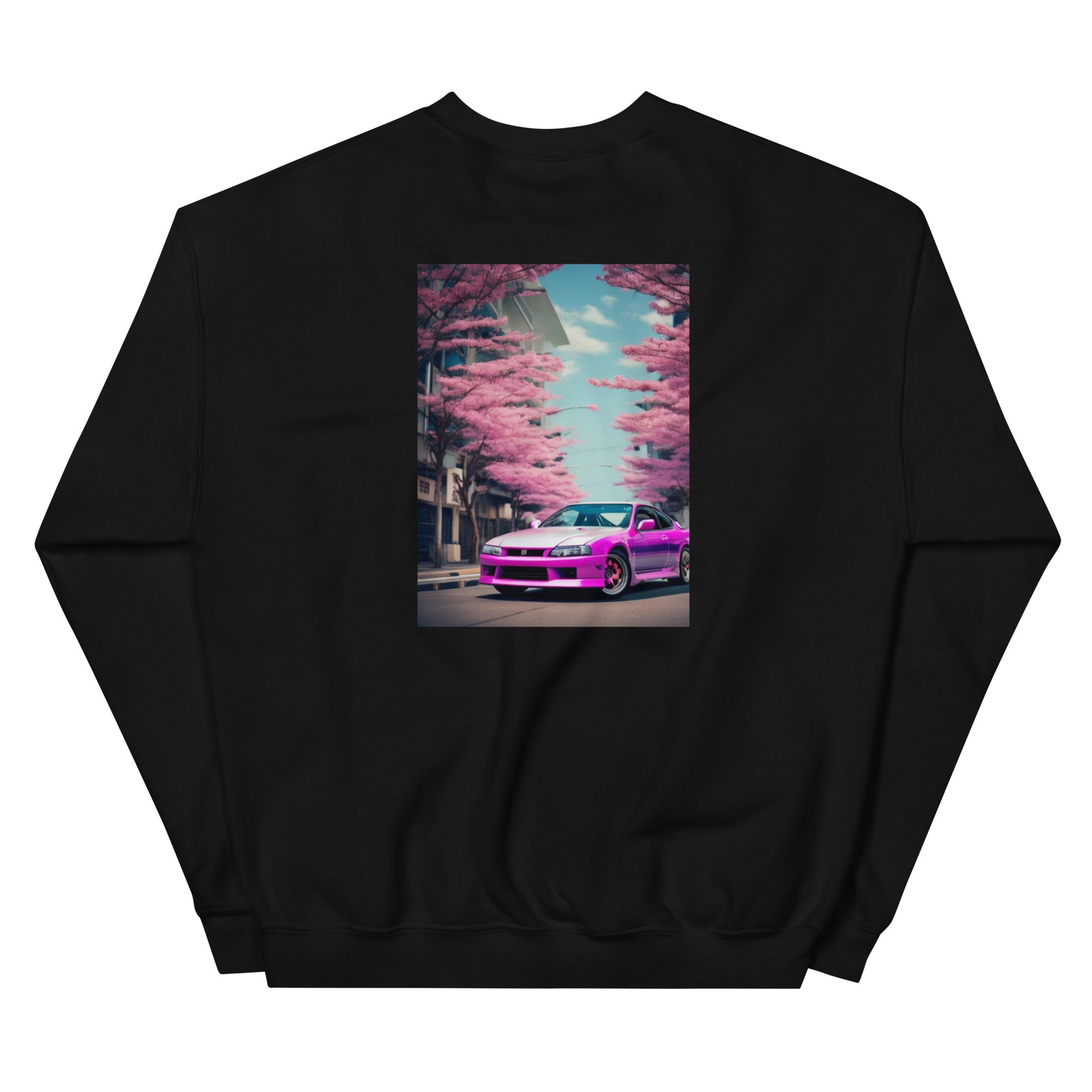 Silvia Vintage Print Japanese City Car Personalized Gift Unisex Sweatshirt