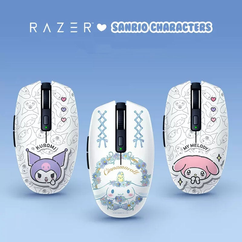 Razer Sanrio Cinnamoroll - My Melody - Kuromi Limited Edition USB Bluetooth Dual - Mode Wireless Game Mouse