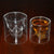 4 Sizes Skull Cup Shot Cocktail Glass Transparent Coffee Cup Crystal Skull Head Glass Cup for Whiskey Wine Vodka Bar Club Beer