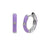 Aide 925 Sterling Silver Hoop Earrings Purple CZ Earing For Women Huggie Earrings Pendiente Ohrringe Luxury Jewelry for Gifts CZ