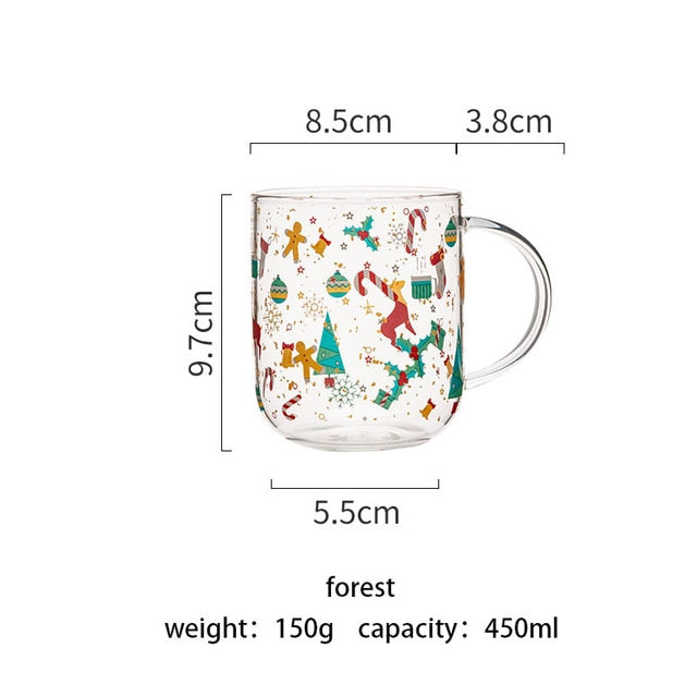 Creative Cartoon Flower Coffee Mug Home Office Glass Water  Cup Handgrip Milk Breakfast Drinkware Cup DROPSHIPPING