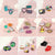 2-7pcs/set Funny Enamel Brooch Cartoon Cat Pink Game Console Car Earth Pins Cute Pills Band-Aid Letter Sign Lapel Badges Jewelry