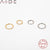 AIDE 6mm/8mm CZ Crystal Piercing Ear Tragus Cartilage Jewelry 925 Silver Nose Hoop Nose Ring 2020 Body Jewelry Wholesale