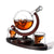 Whiskey Decanter Set with 2 Shot Glasses Skull Crystal Liquor Carafe Globe Wine Decanter Creative Home Bar