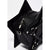 JIEROTYX Dark Gothic Pentagram Shoulder Bag Unisex Punk Designer Casual Totes Women Fashion Retro Handbag Gifts Black Leather