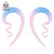 Fashion Ear Shape Piercing Tunnels Ear Expanders Flesh Stretchers Jewelry Body Gift For Women Pendant Earrings Pair Selling