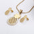 Cute fruit jewelry set, fashion jewelry set Love Gold Honey Earring Bracelet Beauty Women LL1001