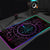 Game Mousepad RGB Personality Mathematician Digital LED Game Accessories Computer Keyboard Carpet Pad PC Notebook Gamer Desk Mat