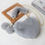 Faux Fur Winter Women Handbags Cute Plush Ladies Heart Shaped Shoulder Bag Cute Female Clutch Purse Love Handbags Messenger Bag