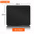 All black RGB Non-Slip Gaming Mousepad For PC Laptop Gamer, Large/Medium/Small Keyboard Carpet Mat Mouse Pad Rubber Table Rug