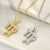 ANDYWEN 925 Sterling Silver Gold 12 Charm Zodiac Pendant Necklace Long Chain Slim Monogram Men Personal Birthday Fine Jewelry