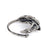 Dark Dream Night Workshop 925 Sterling Silver Chameleon Ring Lizard Opening Ring Vintage Cat Ring