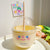 Cute Mug Personalized Straw Spoon Plastic Ins Wind Photograph Creative Handy Breakfast Milk Shake Fruit Coffee Cup