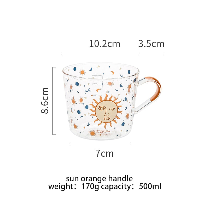 Creative Cartoon Flower Coffee Mug Home Office Glass Water  Cup Handgrip Milk Breakfast Drinkware Cup DROPSHIPPING