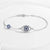 Kaletine Luck Hamsa Evil Eye Bracelets For Women 925 Sterling Silver Bracelet Blue CZ Men Turkey Jewelry Gift For Girl KLTB057