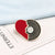 2pcs/set Creative Brocken Heart Wine Bottle Earth Cup Pizza Enamel Pins BEST BUDS/BOOS Brooch Collar Pin Badges Corsage Jewelry