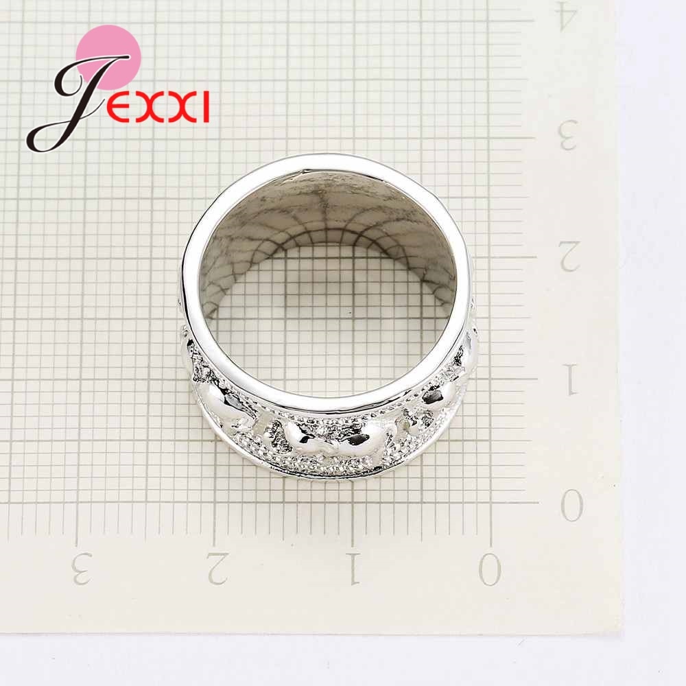 New Punk Trendy 925 Silver Ring For Lover Vintage Engagement Elephant Shape Steel Ring for Men &amp;amp; Women lord Wedding