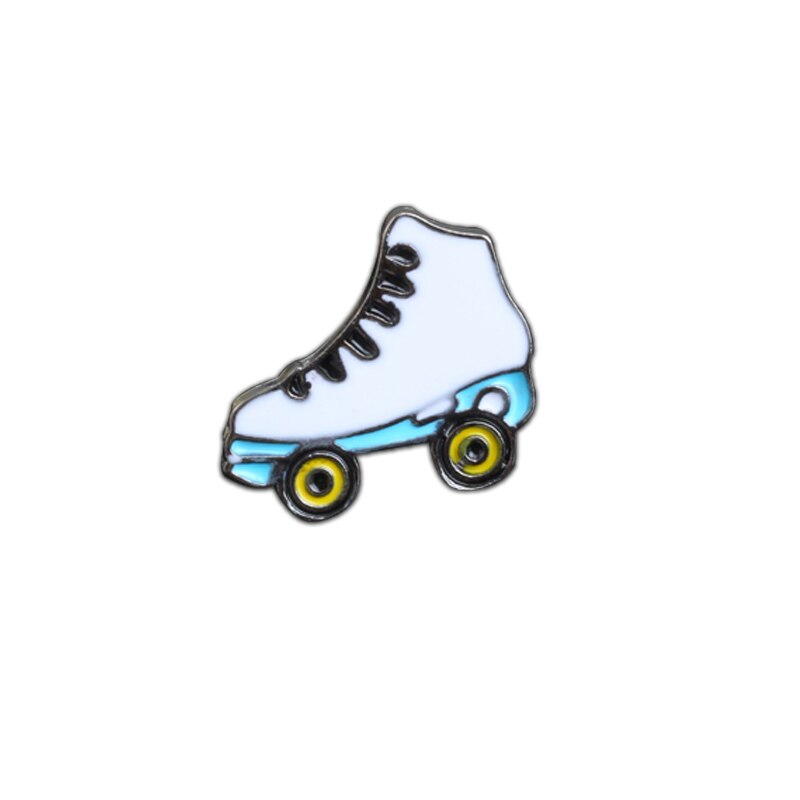 Trendy Sports Brooches Taoism Tai Chi Surfboard Skateboard Game Machine Roller shoes Bicycle Travel World Badges Pins Coin Gifts