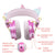 Cute Unicorn Headphones for Girls Kids Children Bluetooth Wireless Earphone with Mic Music Stereo Phone Helmet School Gifts