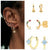 AIDE 2021 Trend 925 Sterling Silver Zircon Huggie Earrings for Woman Piercing Hoop Earring Pendientes Aretes Jewelry Gift Bijoux