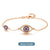 Kaletine Luck Hamsa Evil Eye Bracelets For Women 925 Sterling Silver Bracelet Blue CZ Men Turkey Jewelry Gift For Girl KLTB057