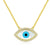 KALETINE Turkish Evil Eye Necklace Women Charms Real 925 Sterling Silver Natural MOP Shell Statement Necklace Gold Chain Jewelry