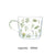 Creative Cartoon Flower Coffee Mug Home Office Glass Water  Cup Handgrip Milk Breakfast Drinkware Cup DROPSHIPPING