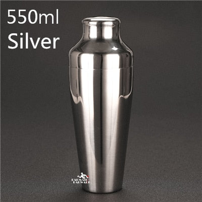 Stainless Steel Cocktail Boston Bar Shaker: 2-piece Set: 18oz Unweighted &amp;amp; 28oz