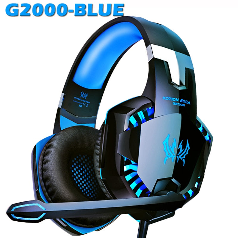 Game Headphones Gaming Headsets Bass Stereo Over-Head Earphone Casque PC Laptop Microphone Wired Headset For Computer PS4 Xbox