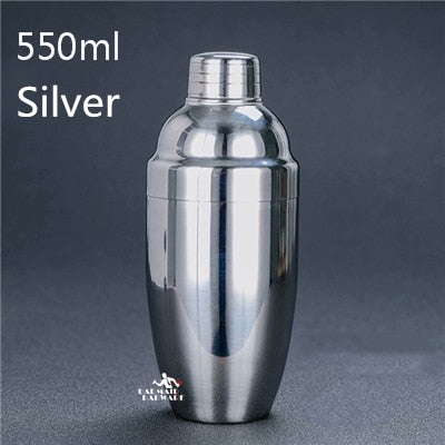 Stainless Steel Cocktail Boston Bar Shaker: 2-piece Set: 18oz Unweighted &amp;amp; 28oz