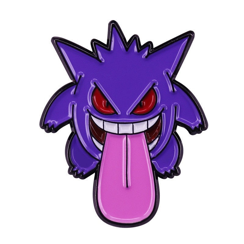 Pokemon Gengar Brooch Lapel Pins for Backpacks Enamel Pin Cute Brooches for Women Pines Badges Fashion Jewelry Accessories Gifts