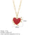 Cute Heart Sun Moon Star Evil Blue Eye Necklace for Women Gold Color Dijes Rainbow Red Love Pendant Long Stainless Steele Chains