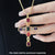 Golden Colourful Cross Pendant Brand New Fashion Jewelry Europe 925 Sterling Silver Vintage Gift For Woman