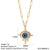 Cute Heart Sun Moon Star Evil Blue Eye Necklace for Women Gold Color Dijes Rainbow Red Love Pendant Long Stainless Steele Chains