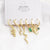 6 Pcs Fashion Exquisite Pearl Star Moon Enamel Zircon Dangle Earrings Set Korean Style Small Hoop Earring For Women Jewelry Gift