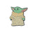 LT848 Cute Baby Yoda Enamel Pin Lapel Pins Badge Hats Clothes Backpack Decoration Jewelry Accessories Gifts