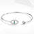 Kaletine 925 Sterling Silver Evil Eye Bracelets For Women Luck  Bangles Hamsa Hand Moon Blue Eye Zircon Luxury Fine Jewelry