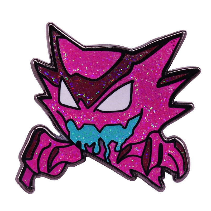 Pokemon Gengar Brooch Lapel Pins for Backpacks Enamel Pin Cute Brooches for Women Pines Badges Fashion Jewelry Accessories Gifts