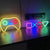 Game Icon Shape Neon Light LED Neon Lamp USB Powered Neon Sign for Bedroom Children Bar KTV Gaming Zone Party Wall Holiday Decor