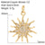 Sun Moon Star Charms for Jewelry Making Supplies Bohemian Rainbow Star 4-Pointed Dijes Diy Earrings Bracelet Necklace Gold Color