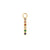 CANNER 925 Sterling Silver Colorful Zircon Long Tassel Charm Pendant Earring Spare Parts Accessories Jewelry For Women Earrings