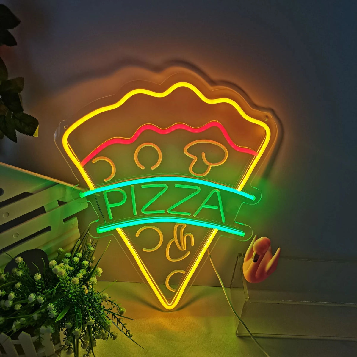 Fries Hot Dog Hamburger Shaped Neon Sign Food Neon Light for Home Night Lamp for Restaurant Bar Beer Window Shop Room Decoration