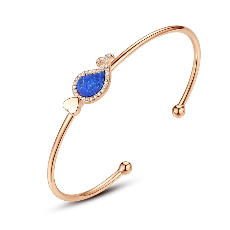 Kaletine 925 Sterling Silver Evil Eye Bracelets For Women Luck  Bangles Hamsa Hand Moon Blue Eye Zircon Luxury Fine Jewelry