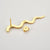 ANDYWEN 925 Sterling Silver Gold Long Line 40cm Vivid Snake Stud Earring BoA Piercing Ohrringe Pendiente 2020 Fine Jewelry