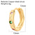 Round Hoop Earrings for Women CZ Gold Women&#39;s Ear Rings Heart Snake Clip on New in 1PCS Single Earring Korean Fashion Jewelry