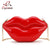 Sexy Red Lips Design Women Party Clutch  Evening Bag  Dazzling Female Chain Bag Crossbody Bag Purses and Handbags Pouch Fashion