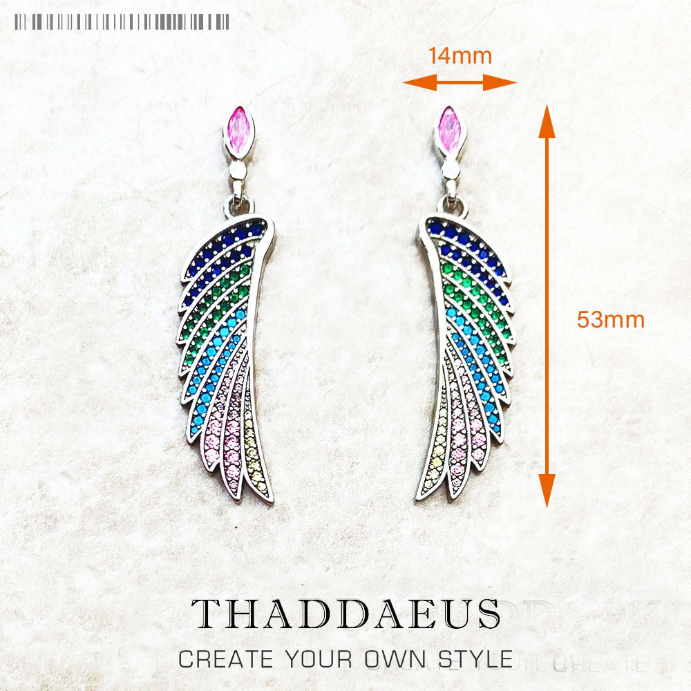 Drop Earrings Scarab Motif Water Star Wings Fine Jewelry Vintage For Women Autumn New Lucky Gift Solid 925 Sterling Silver