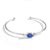 Kaletine 925 Sterling Silver Evil Eye Bracelets For Women Luck  Bangles Hamsa Hand Moon Blue Eye Zircon Luxury Fine Jewelry