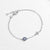 Kaletine Charm Blue Evil Eye Cross Bracelet 925 Sterling Silver Small Bracelets For Women Hamsa Good Luck CZ Jewelry KLTB056