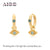 AIDE 2021 Trend 925 Sterling Silver Zircon Huggie Earrings for Woman Piercing Hoop Earring Pendientes Aretes Jewelry Gift Bijoux